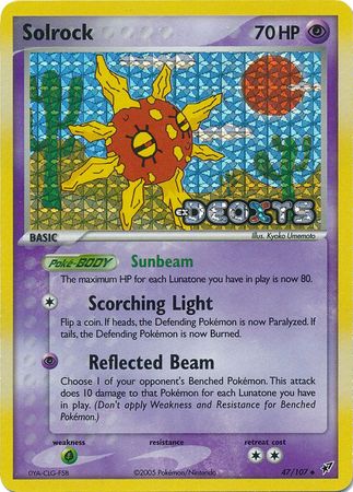 Solrock - 47/107 - Uncommon - Reverse Holo | EX Deoxys