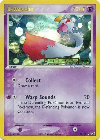 Chimecho - 12/106 - Rare - Reverse Holo | EX Emerald
