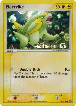 Electrike - 47/106 - Common - Reverse Holo | EX Emerald