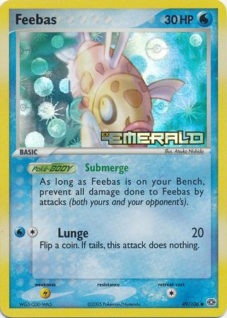 Feebas - 49/106 - Common - Reverse Holo | EX Emerald