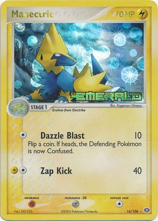 Manectric - 16/106 - Rare - Reverse Holo | EX Emerald