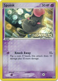 Spoink - 65/106 - Common - Reverse Holo | EX Emerald