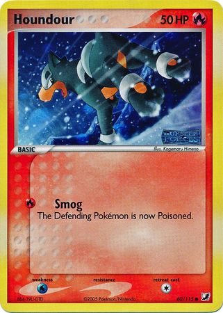 Houndour - 60/115 - Common - Reverse Holo | EX Unseen Forces