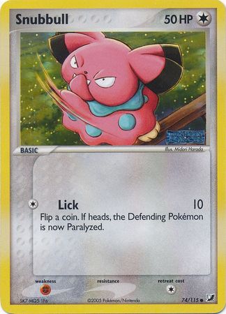 Snubbull - 74/115 - Common - Reverse Holo | EX Unseen Forces