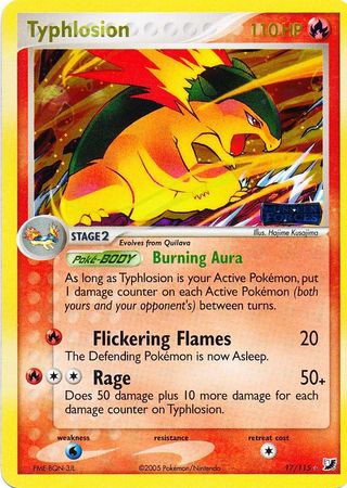 Typhlosion - 17/115 - Holo Rare - Reverse Holo | EX Unseen Forces