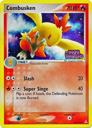 Combusken - 39/110 - Uncommon - Reverse Holo | EX Holon Phantoms