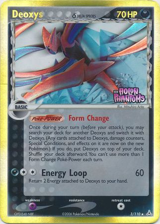 Deoxys (Attack) - 3/110 - Holo Rare - Reverse | EX Holon Phantoms