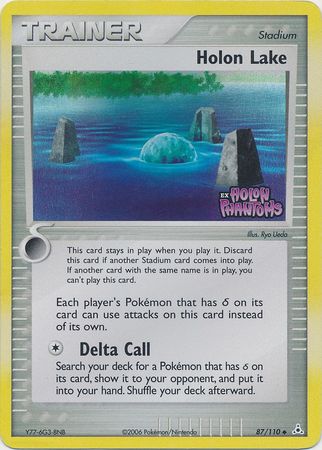 Holon Lake - 87/110 - Uncommon - Reverse Holo | EX Holon Phantoms