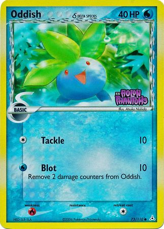 Oddish - 73/110 - Common - Reverse Holo | EX Holon Phantoms