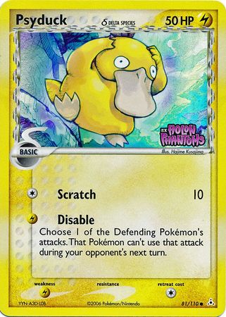 Psyduck - 81/110 - Common - Reverse Holo | EX Holon Phantoms