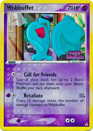 Wobbuffet - 56/110 - Uncommon - Reverse Holo | EX Holon Phantoms
