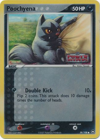 Poochyena - 58/108 - Common - Reverse Holo | EX Power Keepers