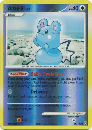 Azurill - 69/130 - Common - Reverse Holo | Diamond and Pearl