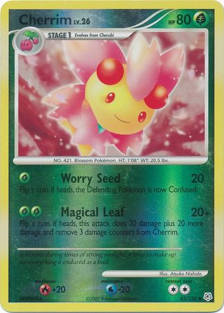 Cherrim - 45/130 - Uncommon - Reverse Holo | Diamond and Pearl
