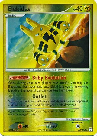 Elekid - 48/130 - Uncommon - Reverse Holo | Diamond and Pearl