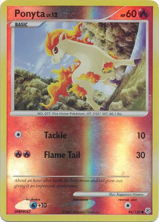 Ponyta - 94/130 - Common - Reverse Holo | Diamond and Pearl