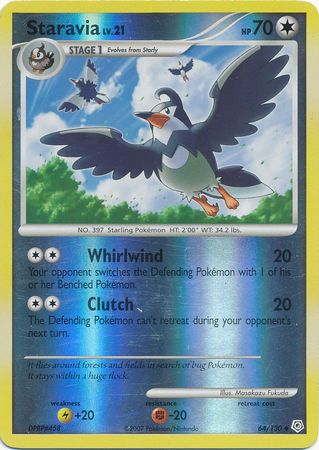 Staravia - 64/130 - Uncommon - Reverse Holo | Diamond and Pearl