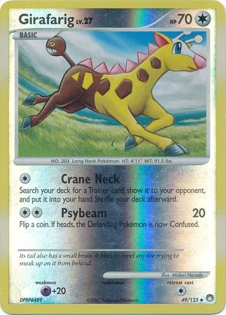 Girafarig - 49/123 - Uncommon - Reverse Holo | Mysterious Treasures