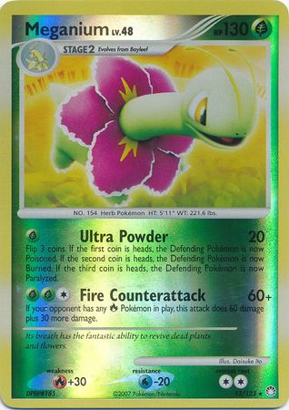 Meganium - 13/123 - Holo Rare - Reverse Holo | Mysterious Treasures