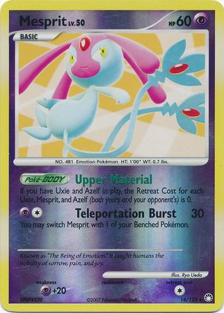 Mesprit - 14/123 - Holo Rare - Reverse Holo | Mysterious Treasures