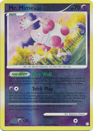 Mr. Mime - 30/123 - Rare - Reverse Holo | Mysterious Treasures