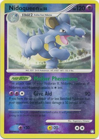 Nidoqueen - 31/123 - Rare - Reverse Holo | Mysterious Treasures