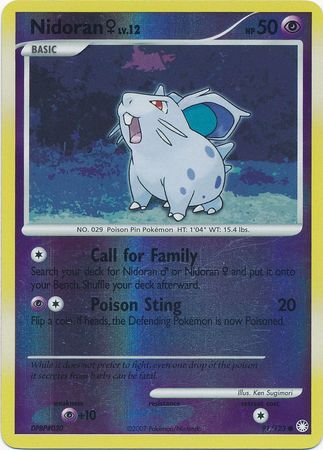 Nidoranâ™€ - 91/123 - Common - Reverse Holo | Mysterious Treasures