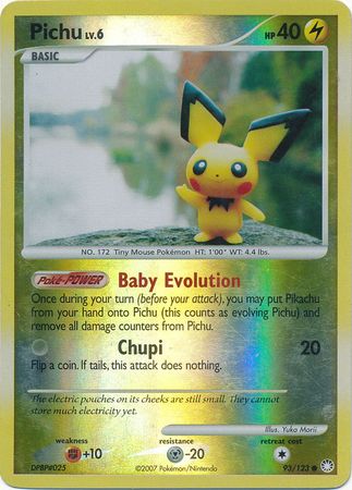 Pichu - 93/123 - Common - Reverse Holo | Mysterious Treasures