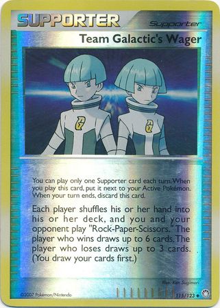 Team Galactic's Wager - 115/123 - Reverse Holo | Mysterious Treasures