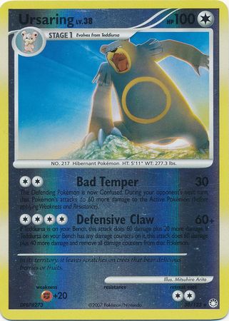 Ursaring - 38/123 - Rare - Reverse Holo | Mysterious Treasures