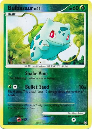 Bulbasaur - 77/132 - Common - Reverse Holo | Secret Wonders