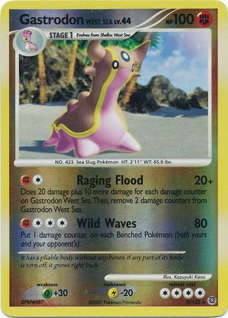 Gastrodon West Sea - 9/132 - Holo Rare - Reverse | Secret Wonders