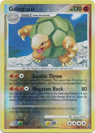 Golem - 29/132 - Rare - Reverse Holo | Secret Wonders