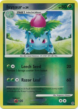 Ivysaur - 51/132 - Uncommon - Reverse Holo | Secret Wonders