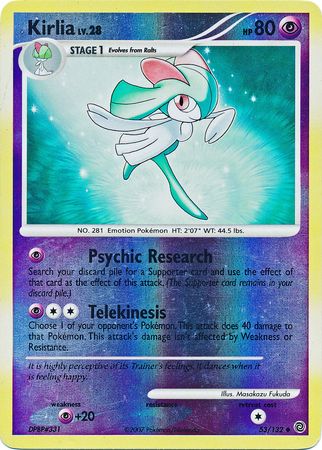 Kirlia - 53/132 - Uncommon - Reverse Holo | Secret Wonders