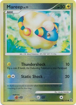 Mareep - 94/132 - Common - Reverse Holo | Secret Wonders