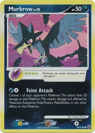 Murkrow - 95/132 - Common - Reverse Holo | Secret Wonders