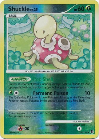 Shuckle - 109/132 - Common - Reverse Holo | Secret Wonders