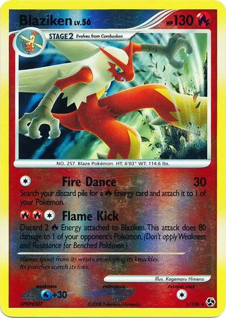 Blaziken - 1/106 - Holo Rare - Reverse Holo | Great Encounters