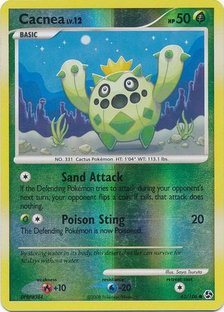 Cacnea - 62/106 - Common - Reverse Holo | Great Encounters