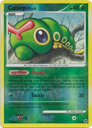 Caterpie - 63/106 - Common - Reverse Holo | Great Encounters