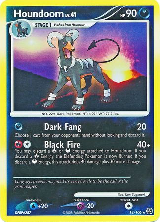 Houndoom - 18/106 - Rare - Reverse Holo | Great Encounters