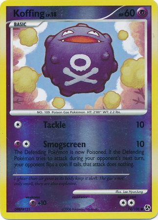 Koffing - 74/106 - Common - Reverse Holo | Great Encounters