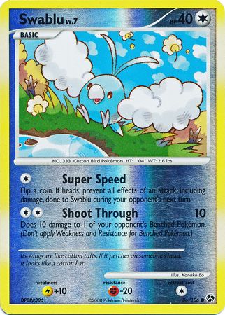 Swablu - 86/106 - Common - Reverse Holo | Great Encounters