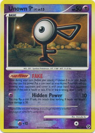 Unown F - 56/106 - Uncommon - Reverse Holo | Great Encounters