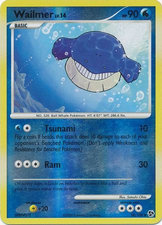 Wailmer - 58/106 - Uncommon - Reverse Holo | Great Encounters