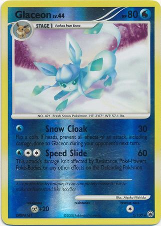 Glaceon - 5/100 - Holo Rare - Reverse Holo | Majestic Dawn
