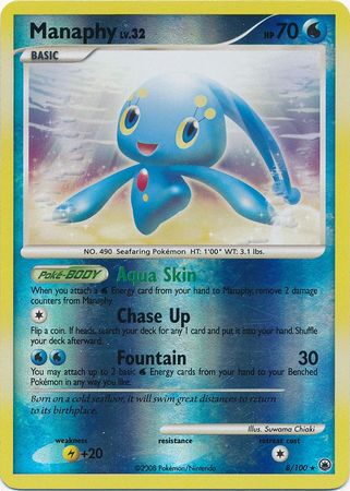 Manaphy - 8/100 - Holo Rare - Reverse Holo | Majestic Dawn