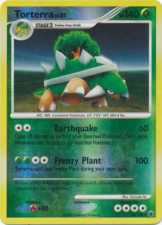 Torterra - 30/100 - Rare - Reverse Holo | Majestic Dawn