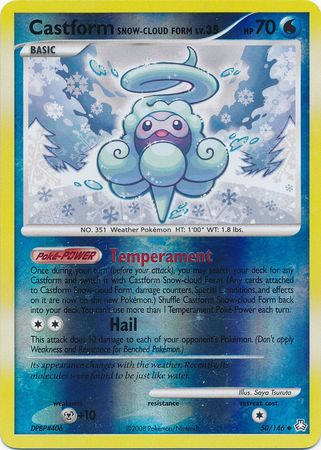Castform Snow-Cloud Form - 50/146 - Reverse Holo | Legends Awakened